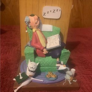 Shoe Box Maxine Resin Figurine Book End like you read Ready Books Dog Hallmark